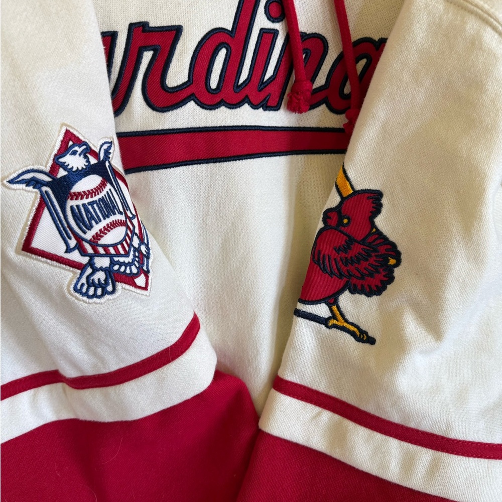ST. LOUIS CARDINALS COOPERSTOWN TRIFECTA '47 SHORTSTOP PULLOVER HOOD 47 Brand XL - Picture 4 of 6